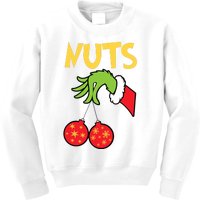 Chest Nuts Matching Chestnuts Funny Christmas Couples Nuts Kids Sweatshirt