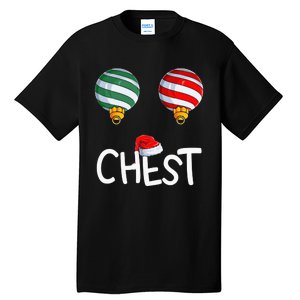 Chest Nuts Matching Funny Christmas Couples Chestnuts Chest Tall T-Shirt