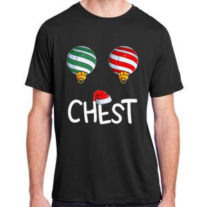 Chest Nuts Matching Funny Christmas Couples Chestnuts Chest Adult ChromaSoft Performance T-Shirt