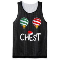 Chest Nuts Matching Funny Christmas Couples Chestnuts Chest Mesh Reversible Basketball Jersey Tank