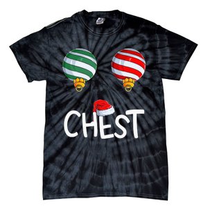 Chest Nuts Matching Funny Christmas Couples Chestnuts Chest Tie-Dye T-Shirt