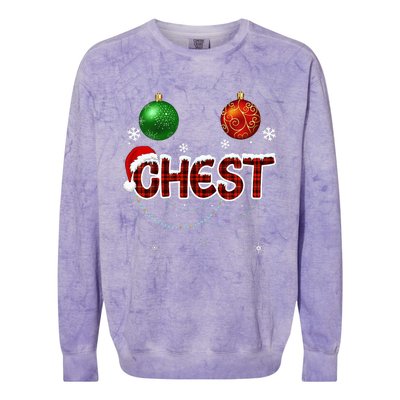 Chest Nuts Matching Chestnuts Christmas Couples Colorblast Crewneck Sweatshirt