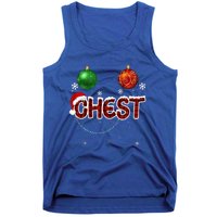 Chest Nuts Matching Chestnuts Christmas Couples Tank Top