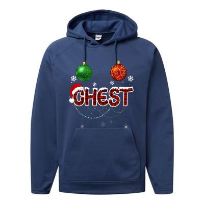 Chest Nuts Matching Chestnuts Christmas Couples Performance Fleece Hoodie