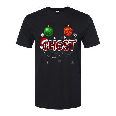 Chest Nuts Matching Chestnuts Christmas Couples Softstyle CVC T-Shirt