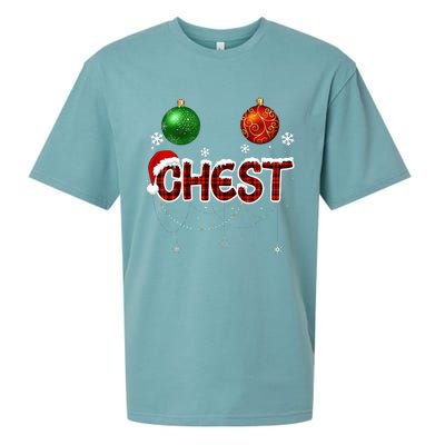 Chest Nuts Matching Chestnuts Christmas Couples Sueded Cloud Jersey T-Shirt