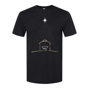 Christmas Nativity Manger Softstyle CVC T-Shirt