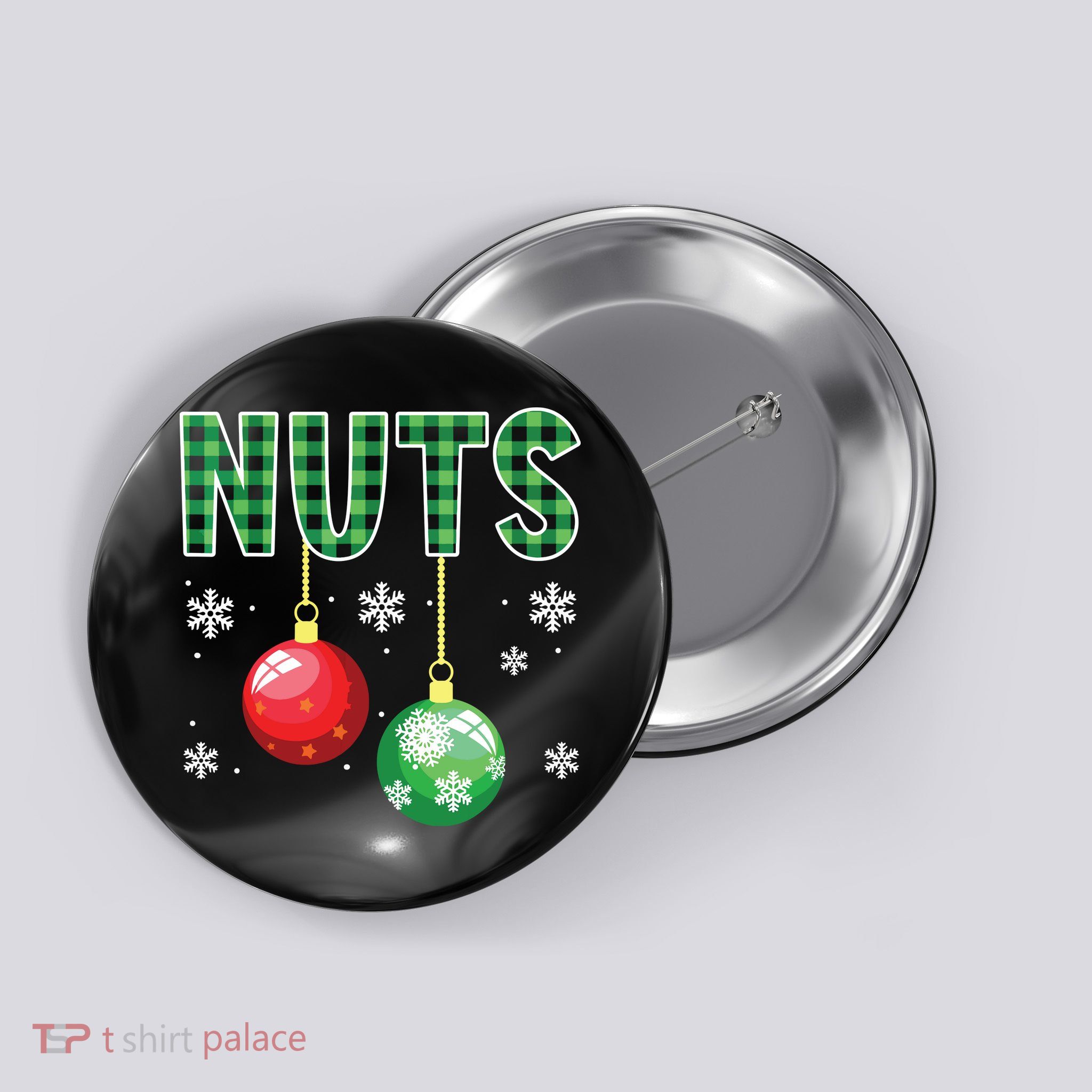 Chest Nuts Matching Chestnuts Funny Button