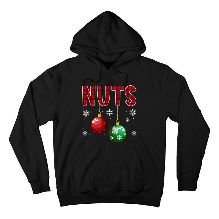 Chest Nuts Matching Chestnuts Funny Christmas Couples Xmas Hoodie