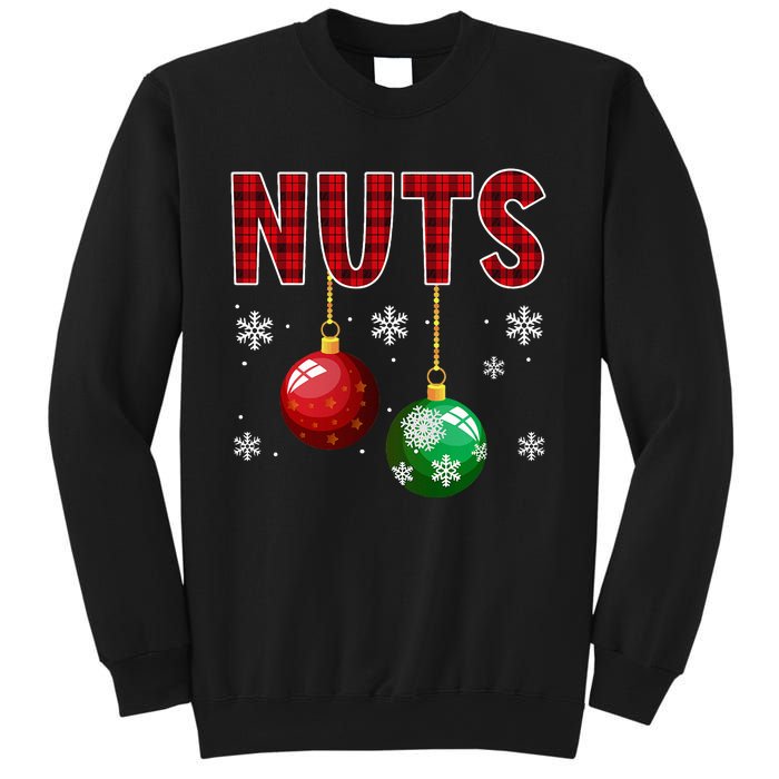 Chest Nuts Matching Chestnuts Funny Christmas Couples Xmas Sweatshirt