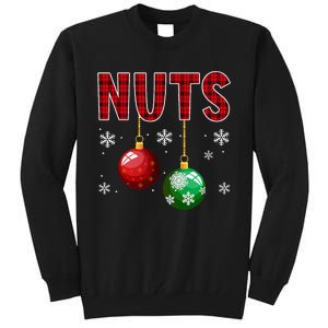 Chest Nuts Matching Chestnuts Funny Christmas Couples Xmas Tall Sweatshirt