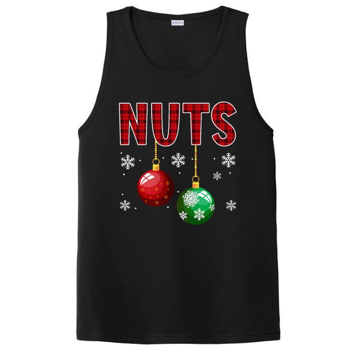 Chest Nuts Matching Chestnuts Funny Christmas Couples Xmas PosiCharge Competitor Tank