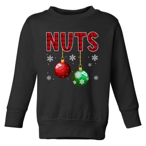 Chest Nuts Matching Chestnuts Funny Christmas Couples Xmas Toddler Sweatshirt