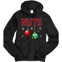 Chest Nuts Matching Chestnuts Funny Christmas Couples Xmas Tie Dye Hoodie