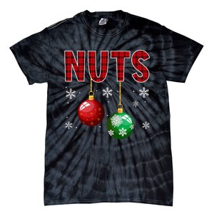 Chest Nuts Matching Chestnuts Funny Christmas Couples Xmas Tie-Dye T-Shirt