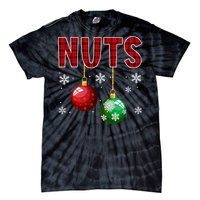 Chest Nuts Matching Chestnuts Funny Christmas Couples Xmas Tie-Dye T-Shirt