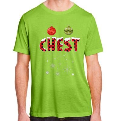 CHEST NUTS Matching Chestnuts Funny Christmas Couples Adult ChromaSoft Performance T-Shirt