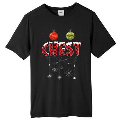 CHEST NUTS Matching Chestnuts Funny Christmas Couples Tall Fusion ChromaSoft Performance T-Shirt