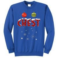 CHEST NUTS Matching Chestnuts Funny Christmas Couples Sweatshirt