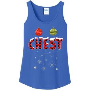 CHEST NUTS Matching Chestnuts Funny Christmas Couples Ladies Essential Tank