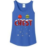 CHEST NUTS Matching Chestnuts Funny Christmas Couples Ladies Essential Tank