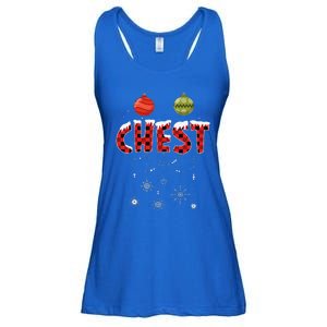 CHEST NUTS Matching Chestnuts Funny Christmas Couples Ladies Essential Flowy Tank