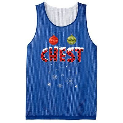 CHEST NUTS Matching Chestnuts Funny Christmas Couples Mesh Reversible Basketball Jersey Tank