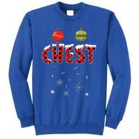 CHEST NUTS Matching Chestnuts Funny Christmas Couples Tall Sweatshirt