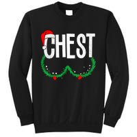 Chest Nuts Matching Chestnuts Funny Christmas Couples Chest Sweatshirt