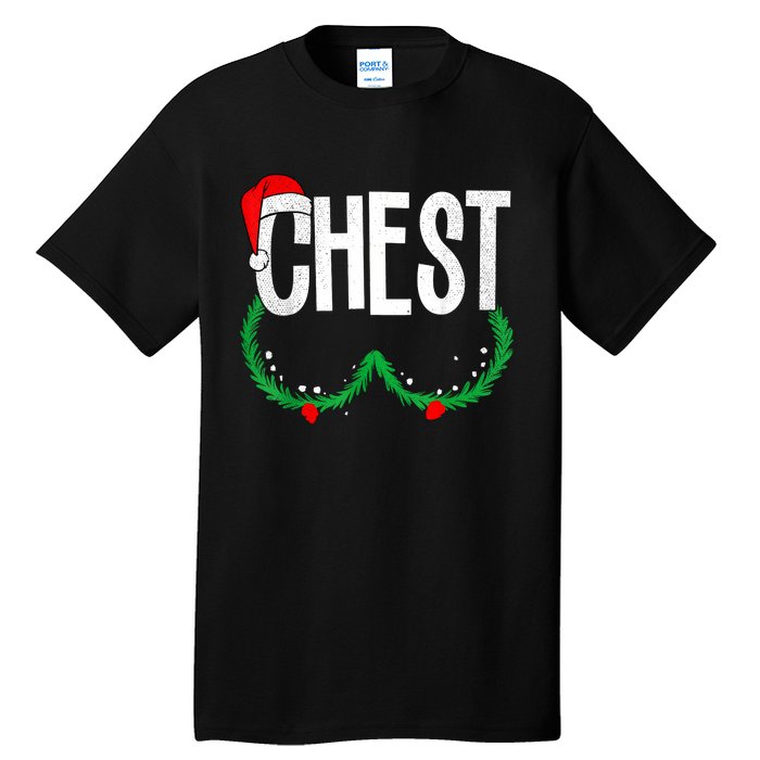 Chest Nuts Matching Chestnuts Funny Christmas Couples Chest Tall T-Shirt