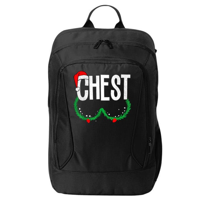 Chest Nuts Matching Chestnuts Funny Christmas Couples Chest City Backpack