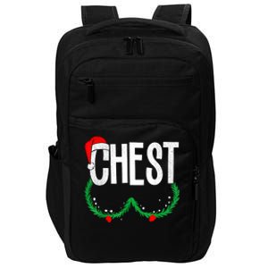 Chest Nuts Matching Chestnuts Funny Christmas Couples Chest Impact Tech Backpack