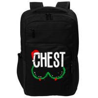 Chest Nuts Matching Chestnuts Funny Christmas Couples Chest Impact Tech Backpack