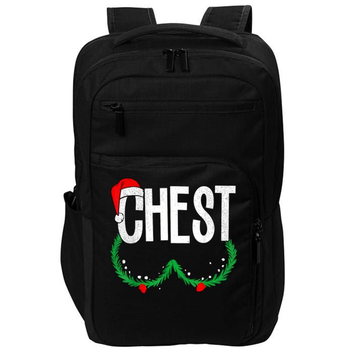 Chest Nuts Matching Chestnuts Funny Christmas Couples Chest Impact Tech Backpack