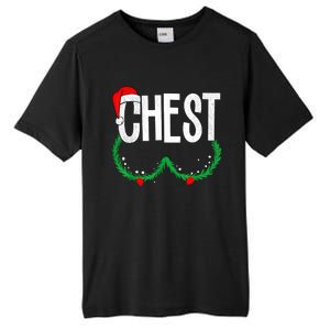 Chest Nuts Matching Chestnuts Funny Christmas Couples Chest Tall Fusion ChromaSoft Performance T-Shirt