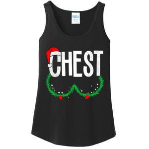 Chest Nuts Matching Chestnuts Funny Christmas Couples Chest Ladies Essential Tank