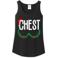 Chest Nuts Matching Chestnuts Funny Christmas Couples Chest Ladies Essential Tank