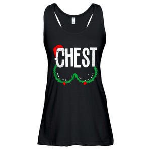 Chest Nuts Matching Chestnuts Funny Christmas Couples Chest Ladies Essential Flowy Tank