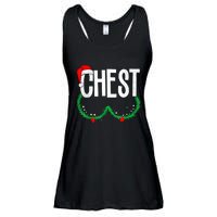 Chest Nuts Matching Chestnuts Funny Christmas Couples Chest Ladies Essential Flowy Tank