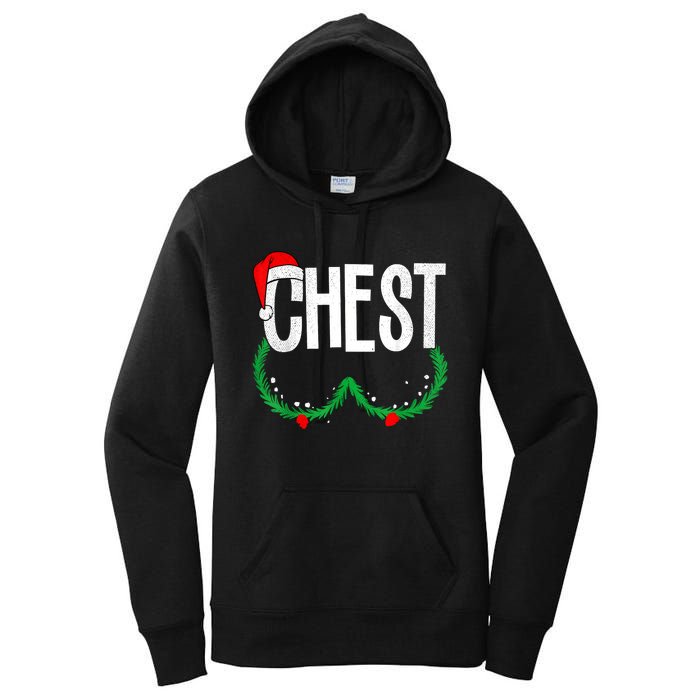 Chest Nuts Matching Chestnuts Funny Christmas Couples Chest Women's Pullover Hoodie