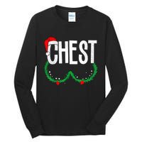 Chest Nuts Matching Chestnuts Funny Christmas Couples Chest Tall Long Sleeve T-Shirt