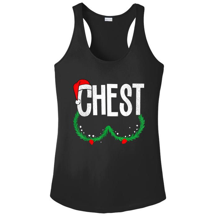 Chest Nuts Matching Chestnuts Funny Christmas Couples Chest Ladies PosiCharge Competitor Racerback Tank