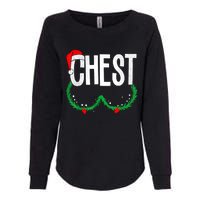 Chest Nuts Matching Chestnuts Funny Christmas Couples Chest Womens California Wash Sweatshirt