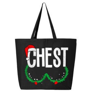 Chest Nuts Matching Chestnuts Funny Christmas Couples Chest 25L Jumbo Tote