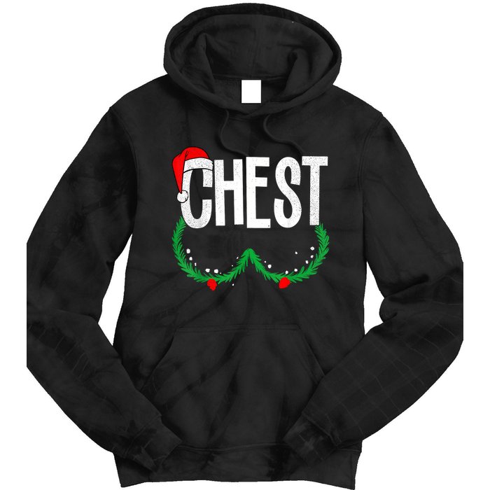 Chest Nuts Matching Chestnuts Funny Christmas Couples Chest Tie Dye Hoodie