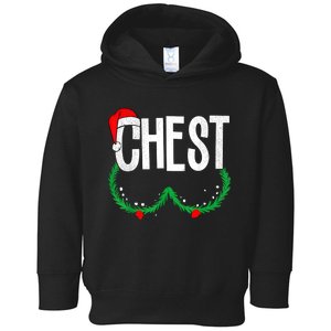 Chest Nuts Matching Chestnuts Funny Christmas Couples Chest Toddler Hoodie