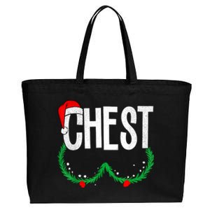 Chest Nuts Matching Chestnuts Funny Christmas Couples Chest Cotton Canvas Jumbo Tote