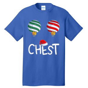 Chest Nuts Matching Funny Christmas Couples Chestnuts Chest Tall T-Shirt