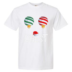 Chest Nuts Matching Funny Christmas Couples Chestnuts Chest Garment-Dyed Heavyweight T-Shirt