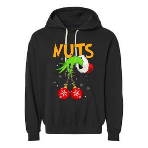 Chest Nuts Matching Chestnuts Christmas Snow Garment-Dyed Fleece Hoodie